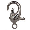 Lobster Clasp 26mm Brass Nickel free, Lead free Hematite Plated